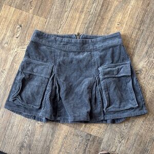 wild fable Charcoal Corduroy Pocket Skirt